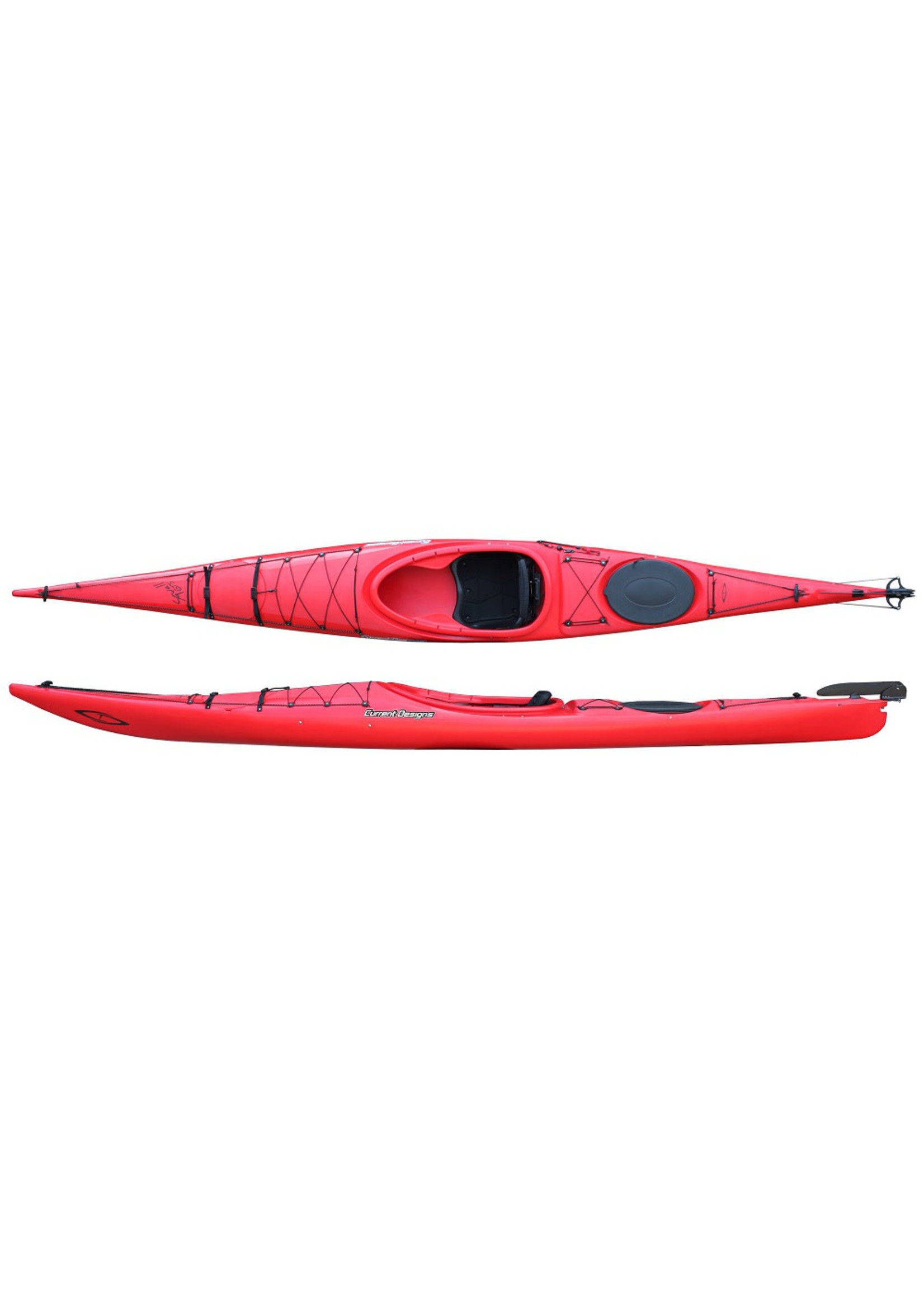 Current Designs Kayak de mer Current Designs Squall GTS usagé rouge
