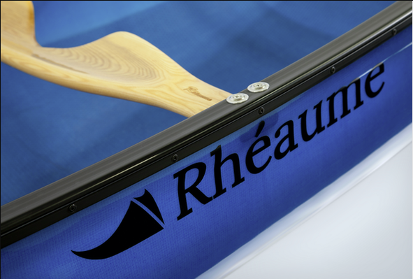 Rhéaume Canot Nahanni 16 pieds 5 pouces en fibre de verre avec plats-bords en PVC