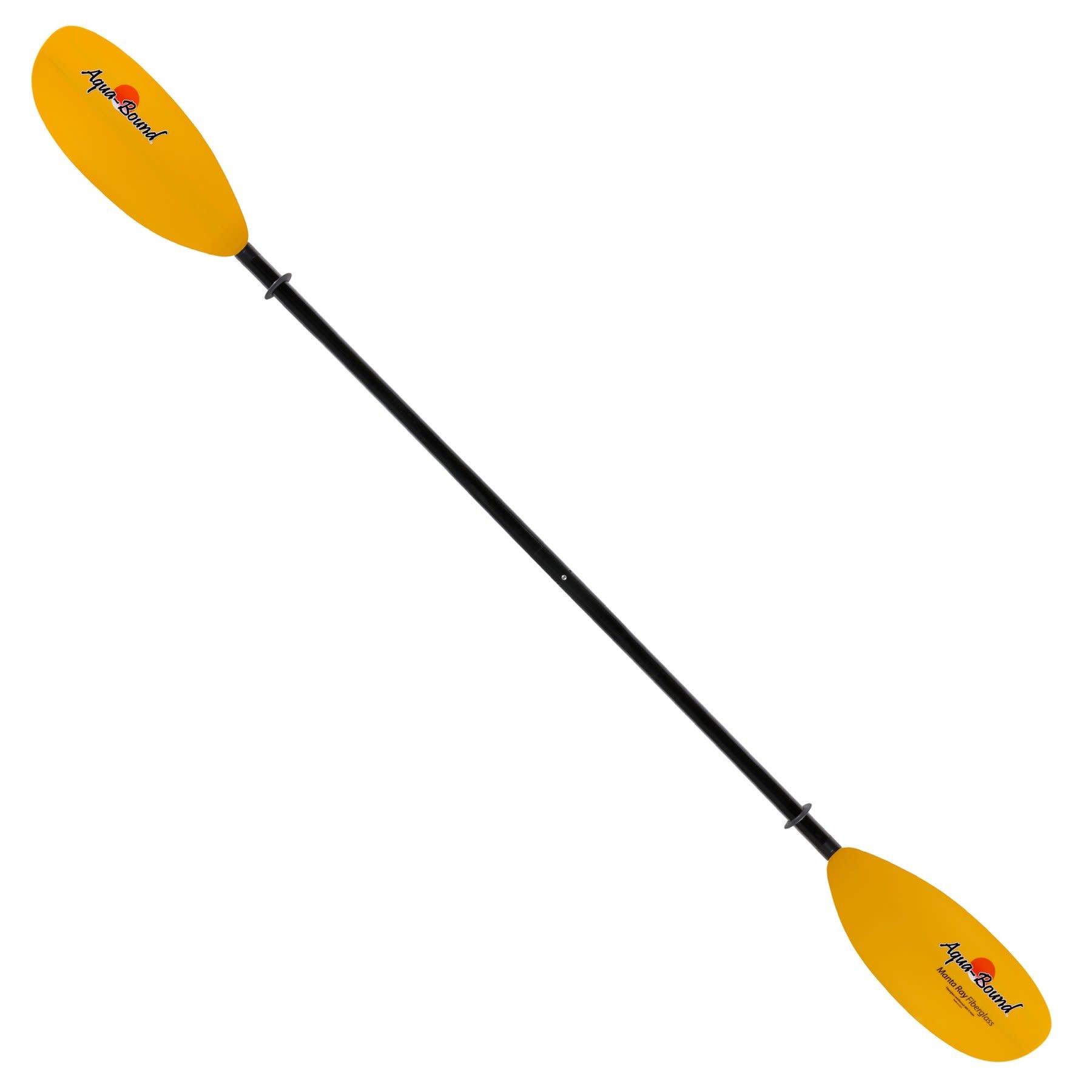 Aqua-bound Pagaie Manta Ray 2 pièces jaune en fibre de verre