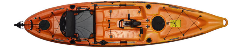 Riot Kayak de pêche Mako 12 Impulse Drive Custom