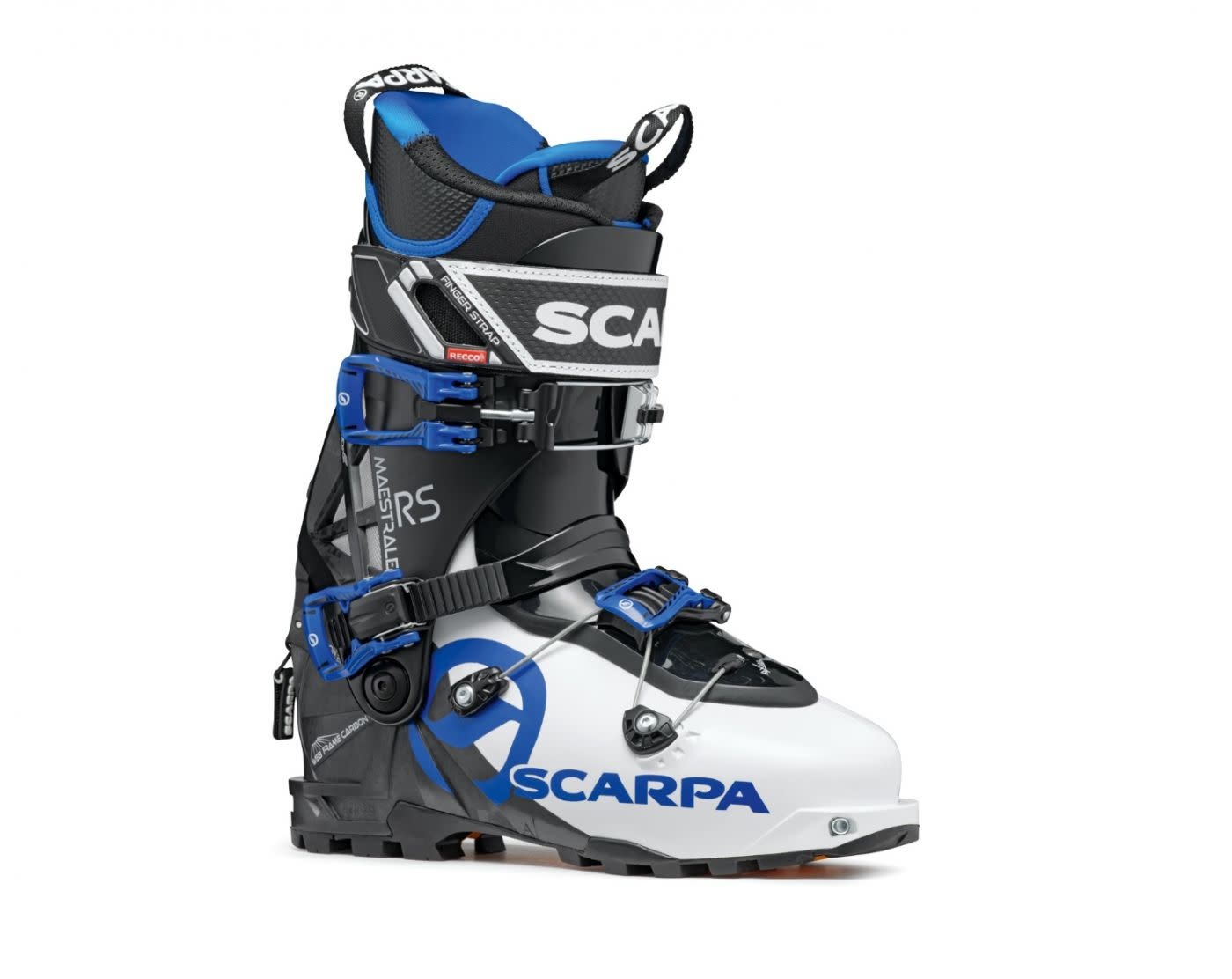 Bottes De Ski De Randonnée SCARPA Maestrale - Taille UK 9 (Mondo 28.0, EU 43) - Noir/Orange - Occasion