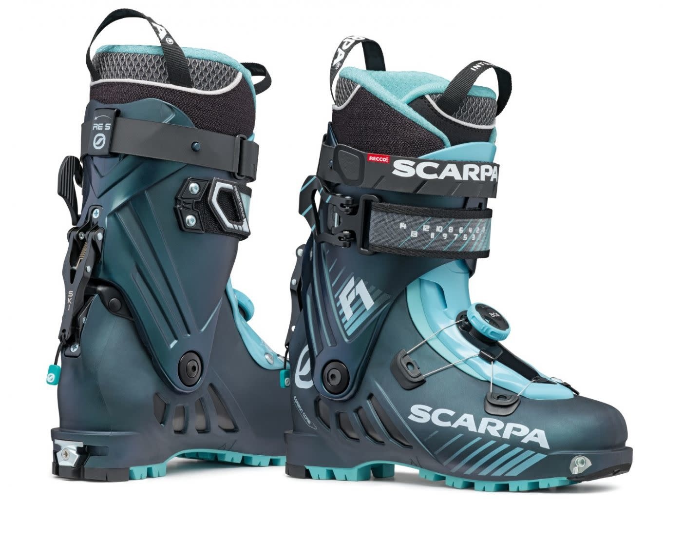 Scarpa Bottes de ski haute-route F1 pour femme