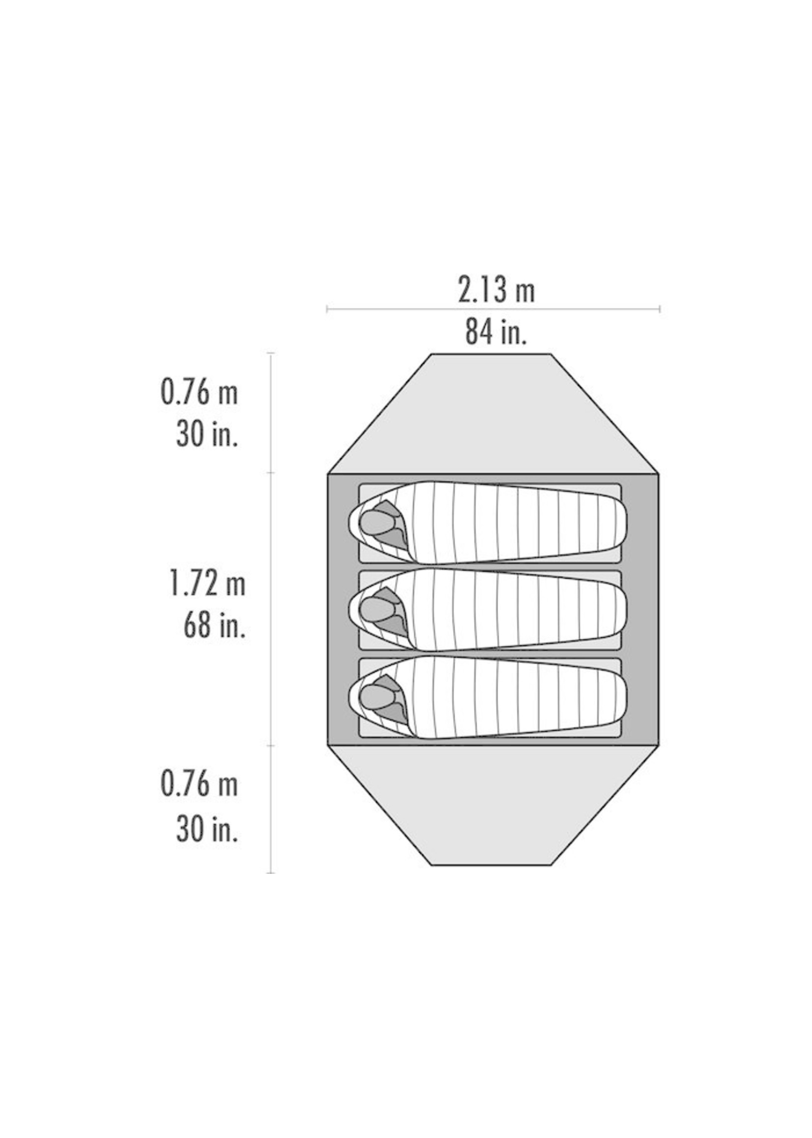 MSR Tente de randonnée Elixir™ 3