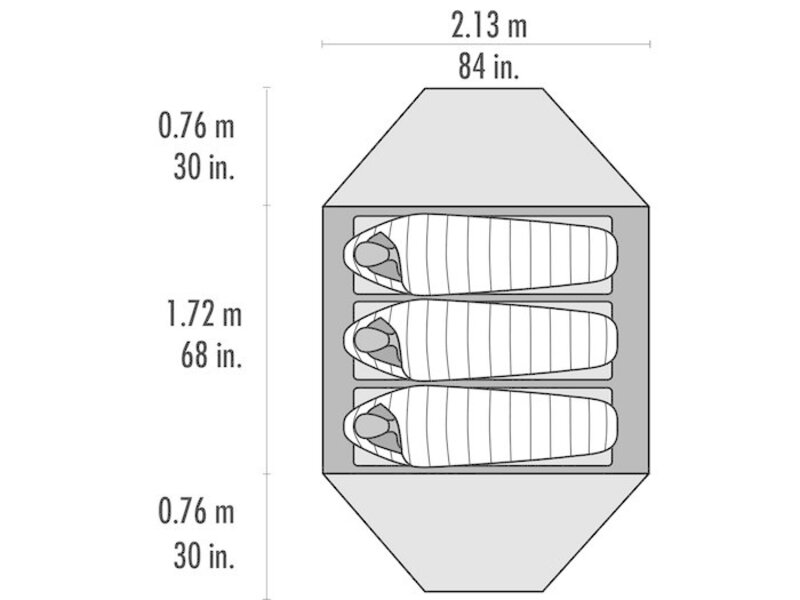 MSR Tente de randonnée Elixir™ 3