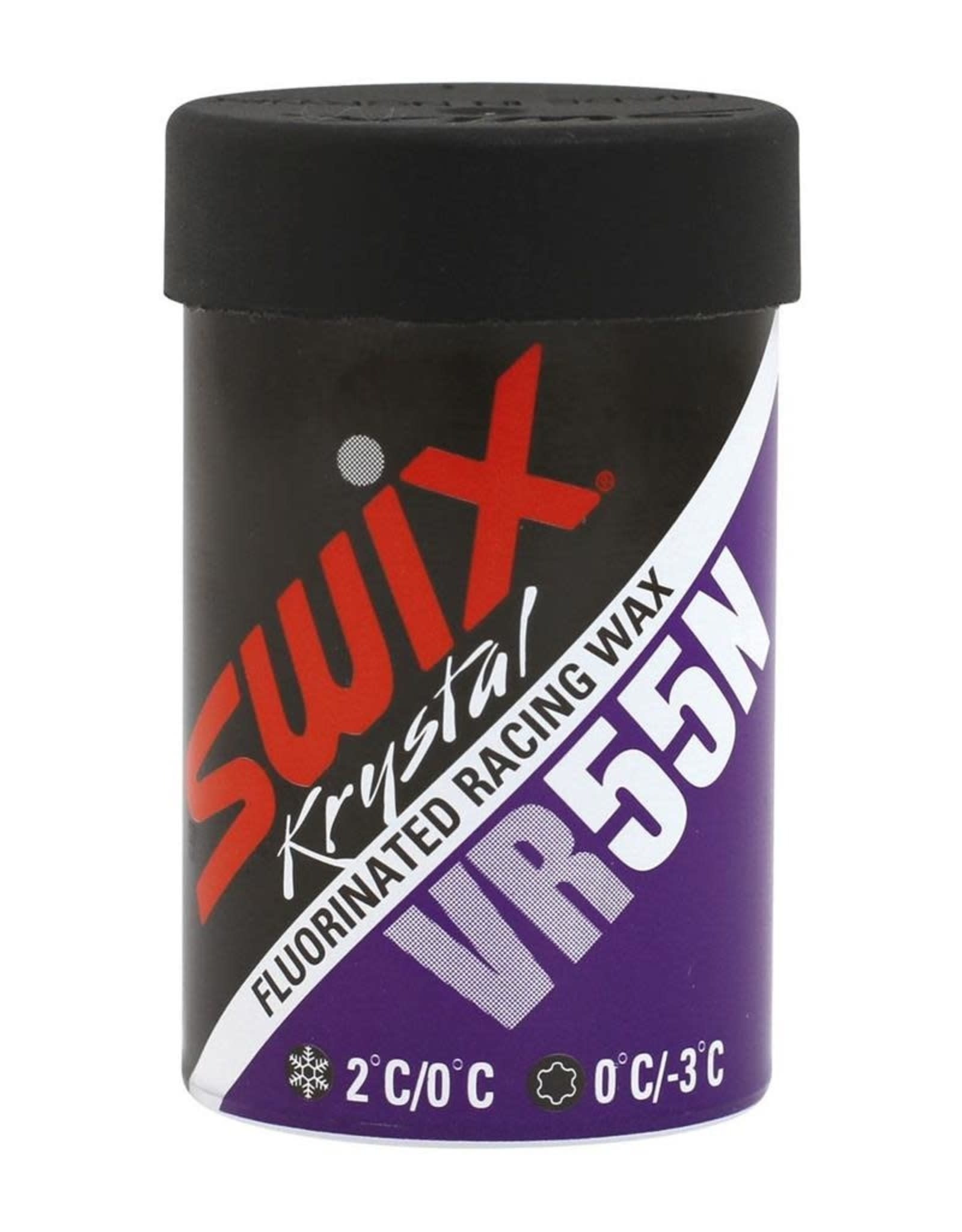 Swix Fart de retenue avec fluor violet Krystal VR55N -3/+2 45 g