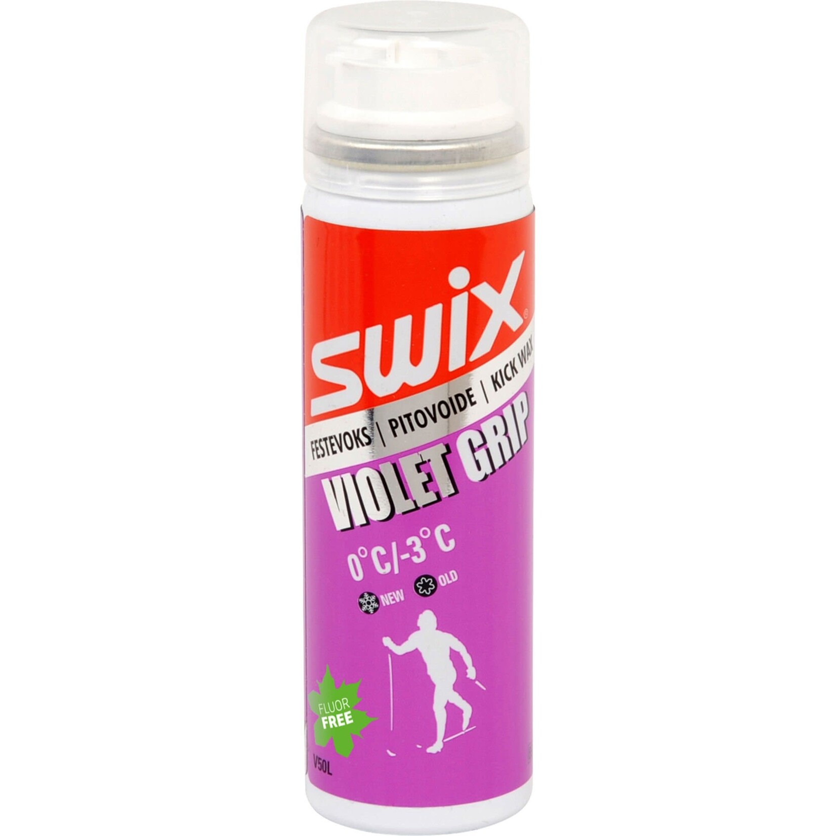 Swix Fart de retenue violet en aérosol V50LC 0/-3 70 ml