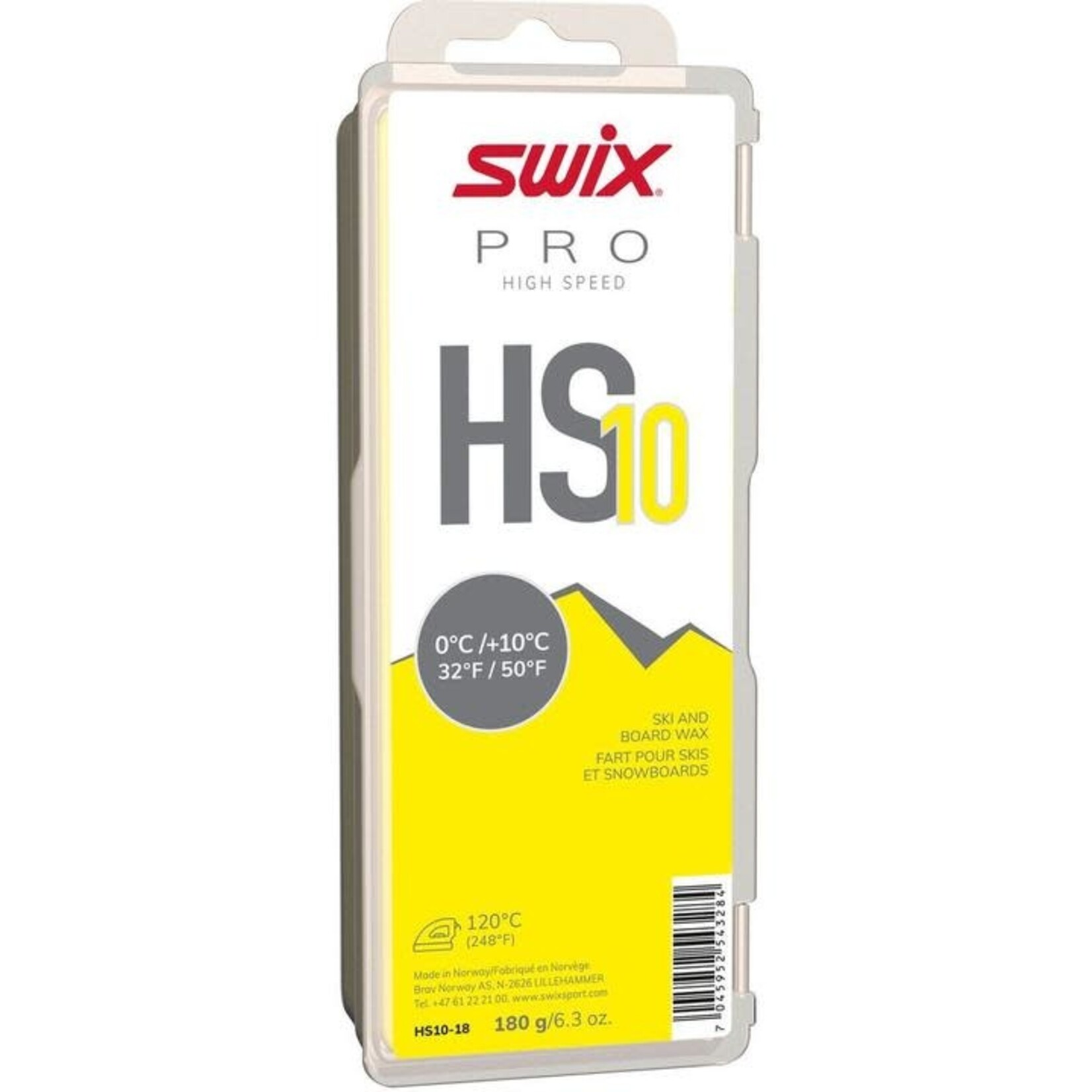 Swix Fart de glisse High Speed HS10 0/-10