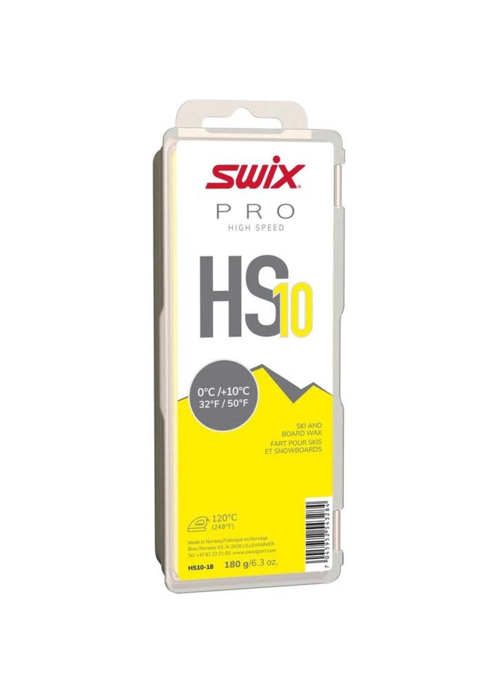 Swix Fart de glisse High Speed HS10 0/-10