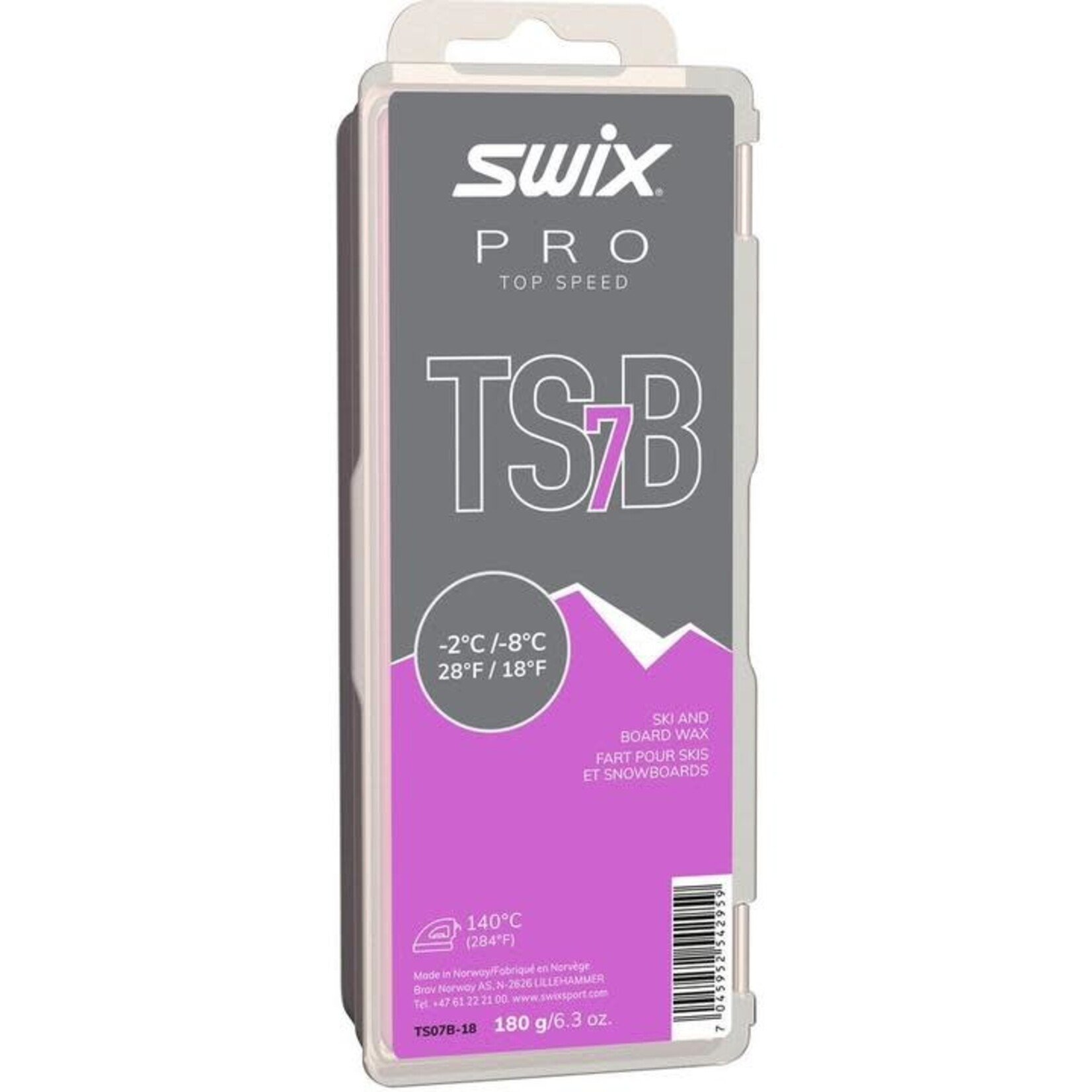 Swix Fart de glisse avec molybdène Top Speed TS7B -2/-8