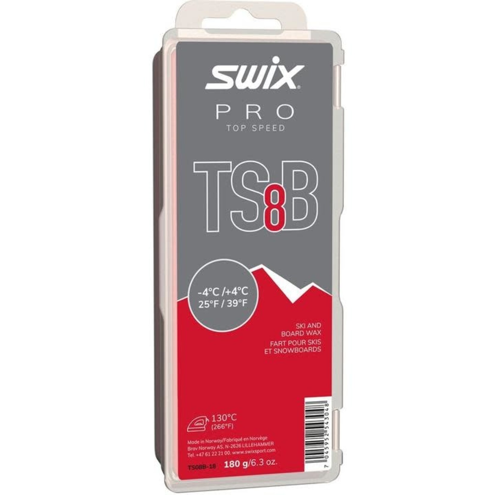 Swix Fart de glisse avec molybdène Top Speed TS8B -4/+4