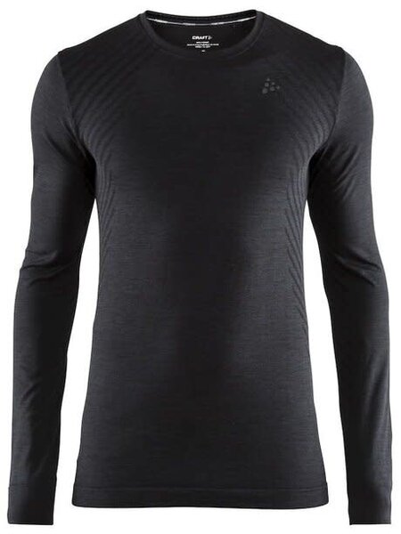 Craft Camisole à manches longues Fuseknit Comfort Round Neck LS pour hommes