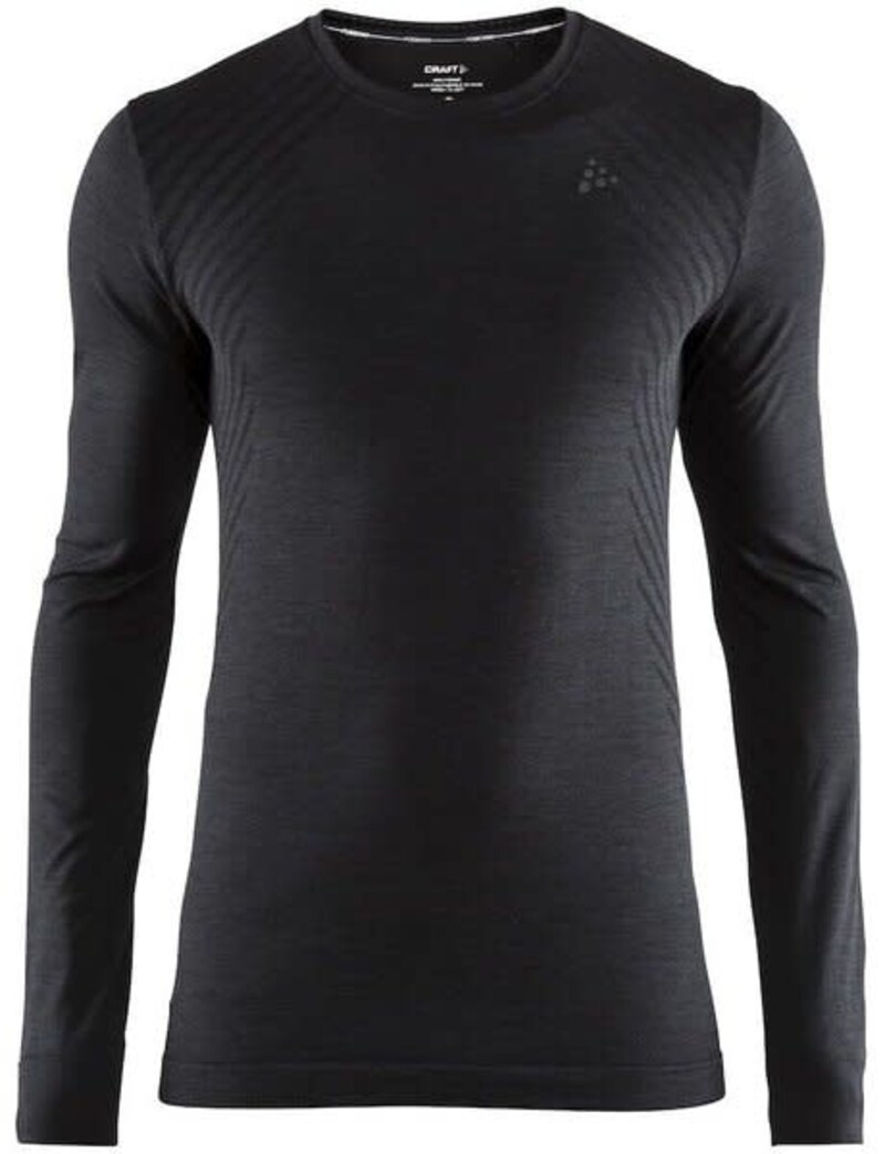 Craft Camisole à manches longues Fuseknit Comfort Round Neck LS pour hommes