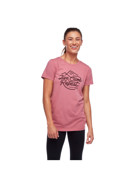 Black Diamond T-shirt Live Climb Repeat pour femmes