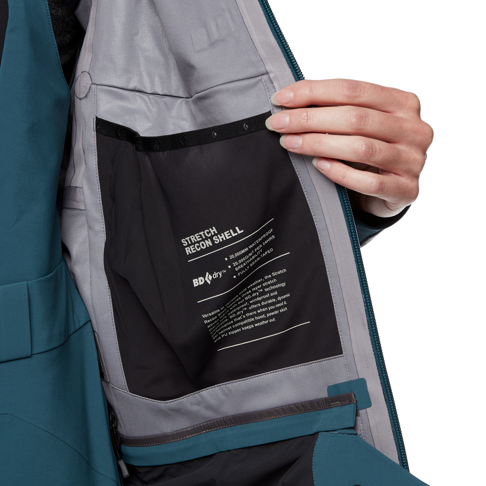 Black Diamond Manteau Recon Stretch Ski Shell pour femme