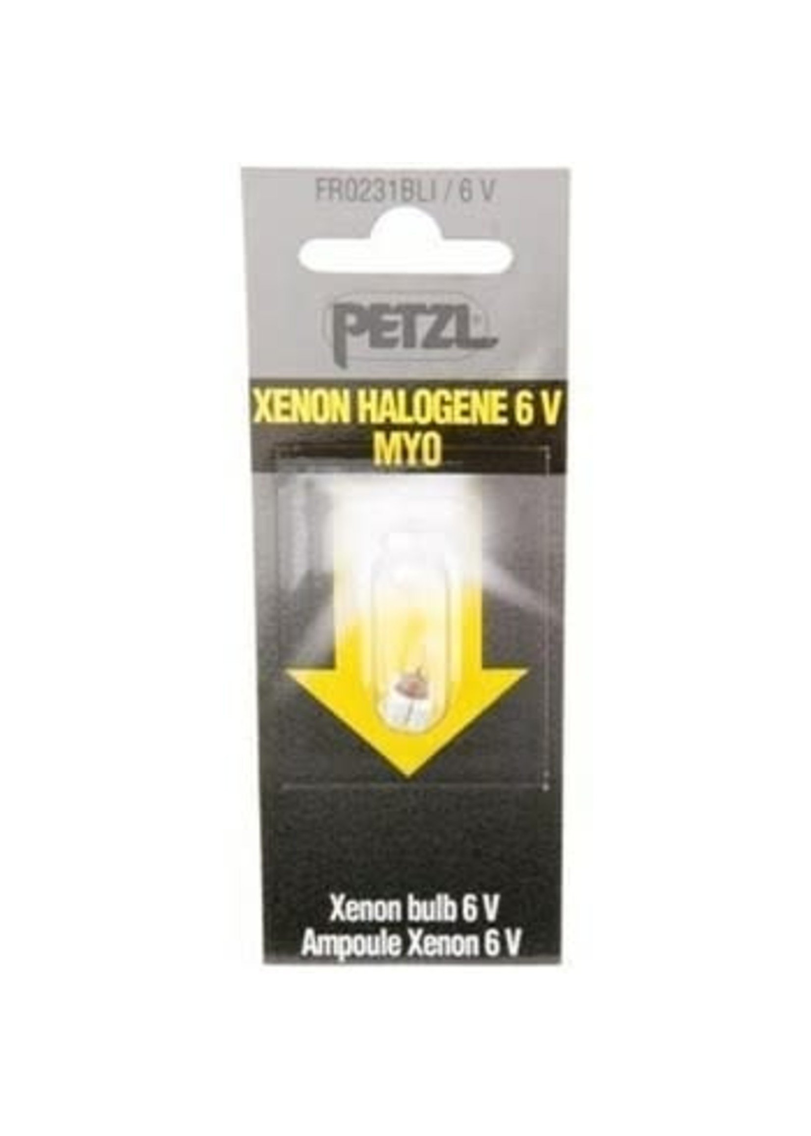 Petzl Ampoule halogène au xénon 6 volts pour lampe myolite.
