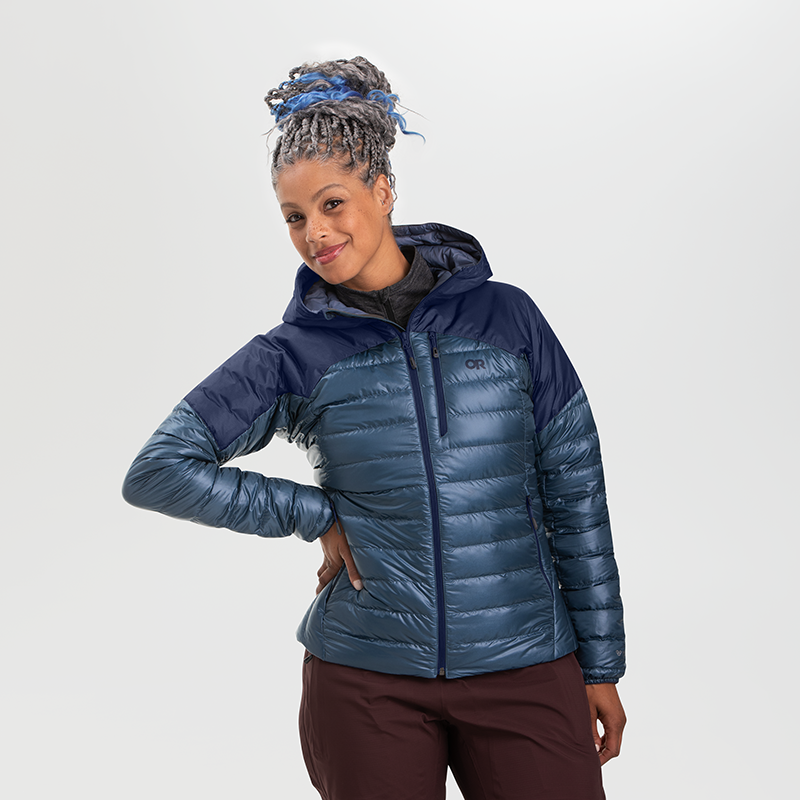 Outdoor Research Manteau en duvet Helium Down Hoodie pour femmes
