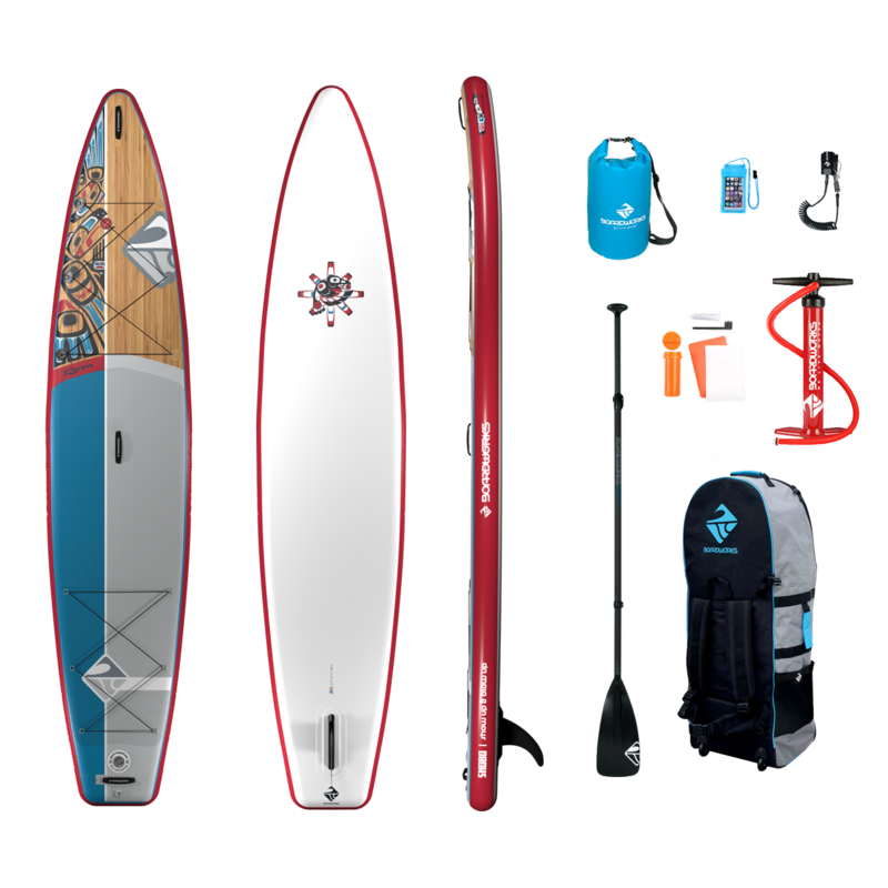 Boardworks Planche à pagaie gonflable SHUBU Raven en kit