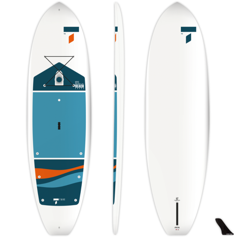 Tahe Outdoors Planche à pagaie rigide 10' Beach Cross Tough-Tec