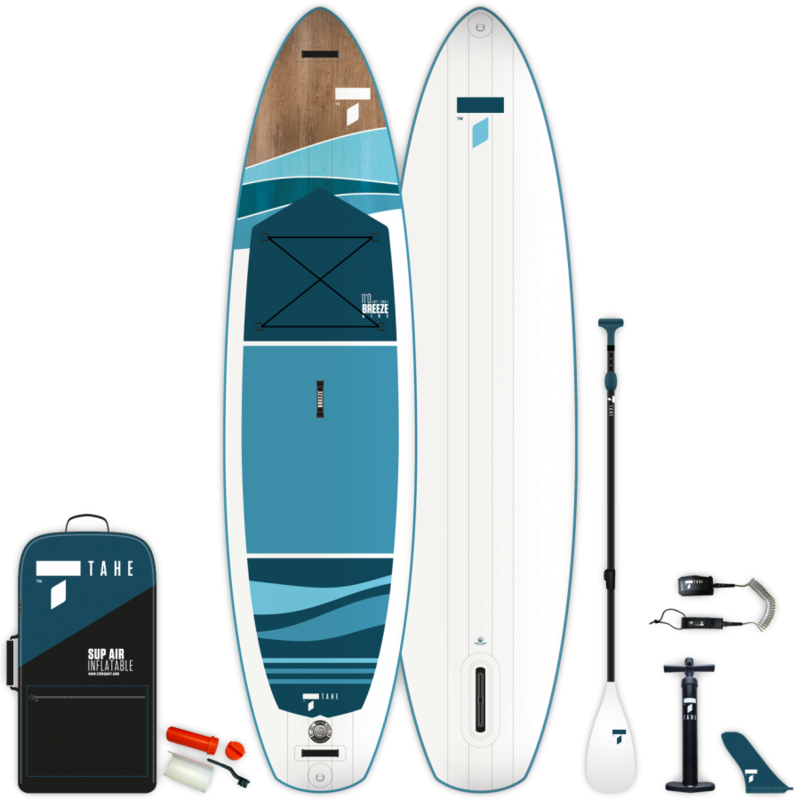 Tahe Outdoors Planche à pagaie gonflable Breeze Wing 11' en kit