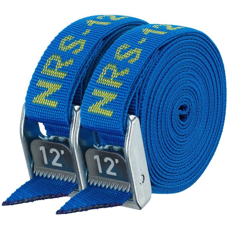 NRS Paire de courroies Heavy Duty 1" HD Tie-Down Straps 1 pouce 12 pieds