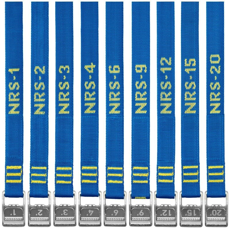 NRS Paire de courroies Heavy Duty 1" HD Tie-Down Straps 1 pouce 12 pieds