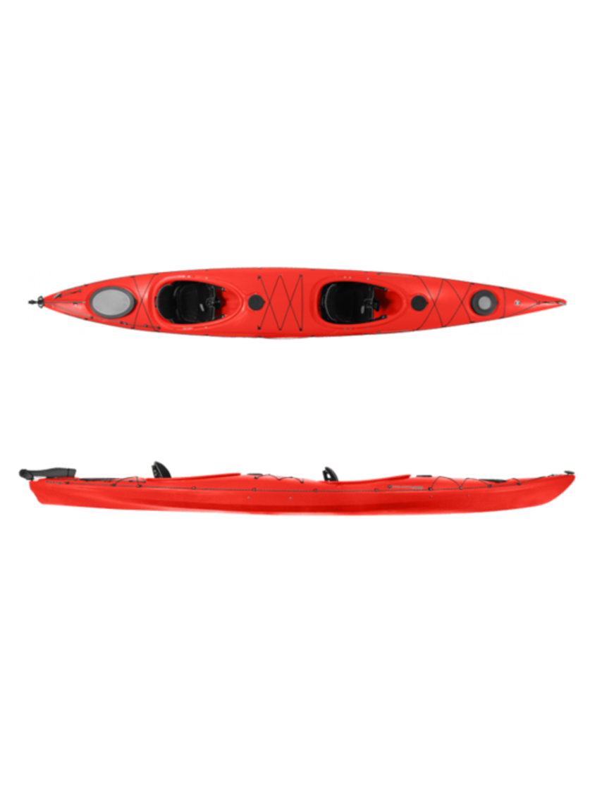 Wilderness Systems Kayak tandem Polaris 180 avec gouvernail