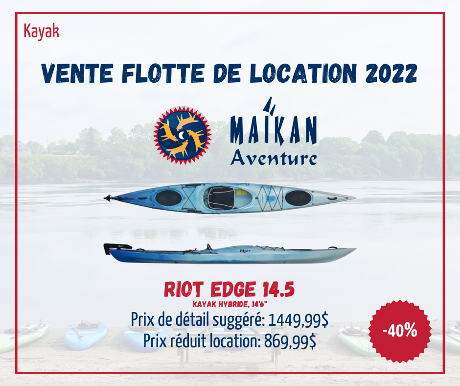 kayak hybride riot edge 14.5