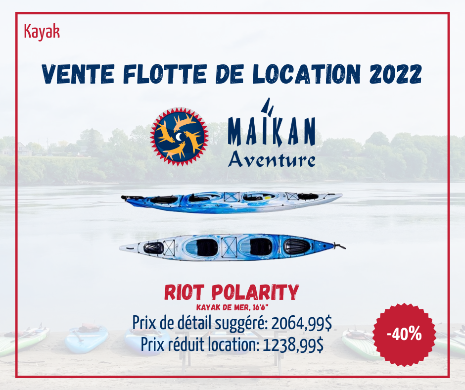 kayak double Riot polarity 