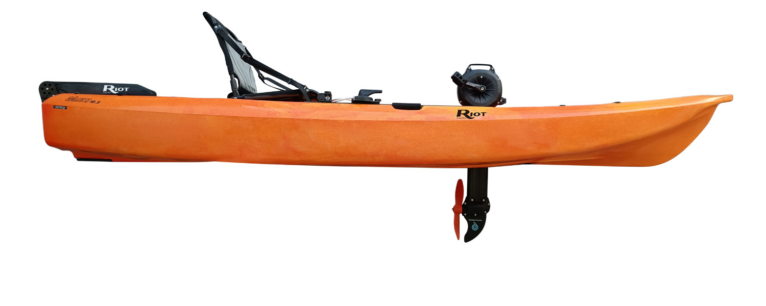 Riot Kayak de pêche avec pédales Mako 10.5 Impulse Drive