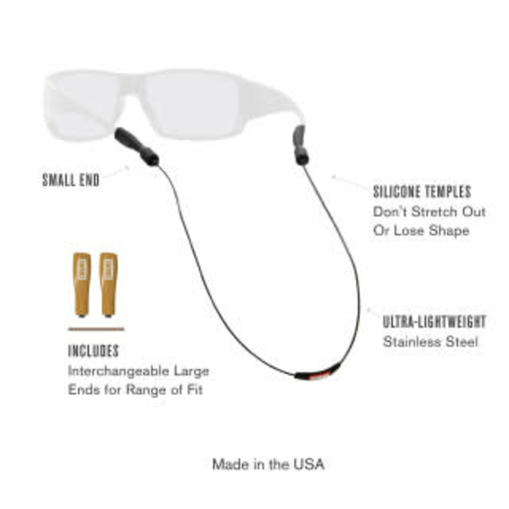 Chums Tideline Adjustable (cordon à lunettes ajustable 10 à 15.5 pouces)