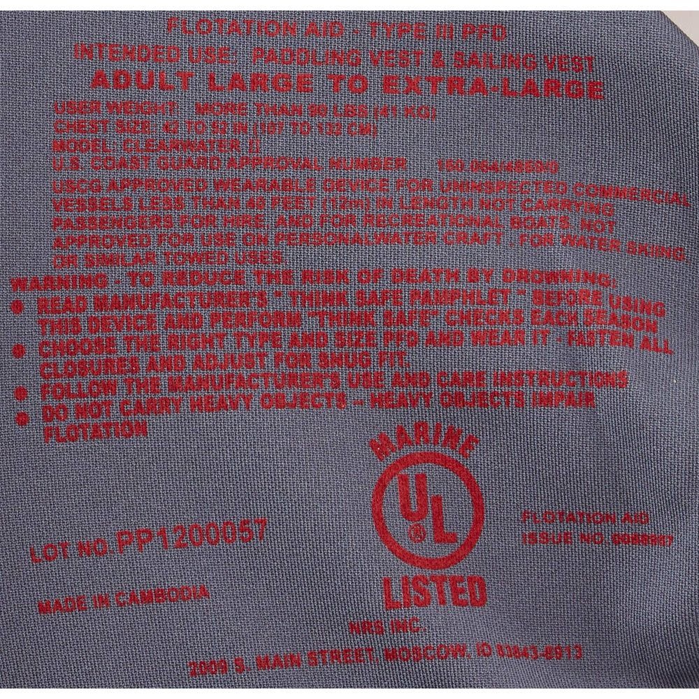 NRS Veste de sauvetage Clearwater