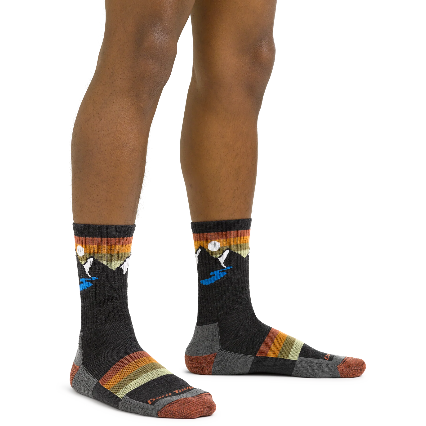 Darn Tough Bas Sunset Ridge Micro Crew léger avec coussin 1997 pour homme