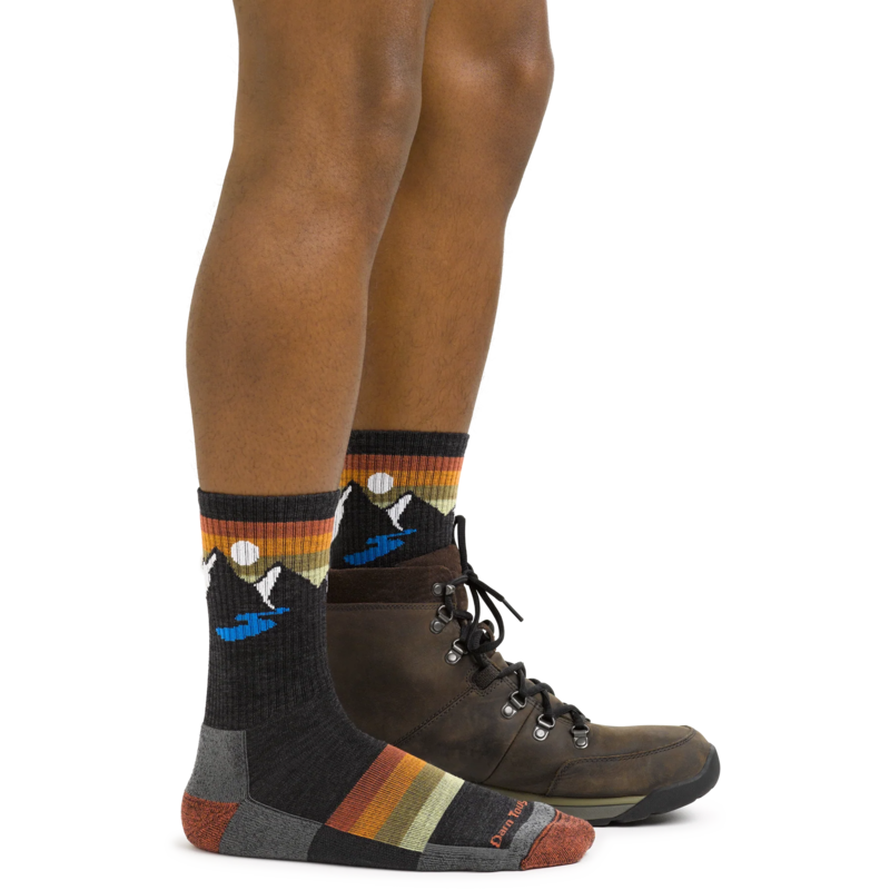 Darn Tough Bas Sunset Ridge Micro Crew léger avec coussin 1997 pour hommes