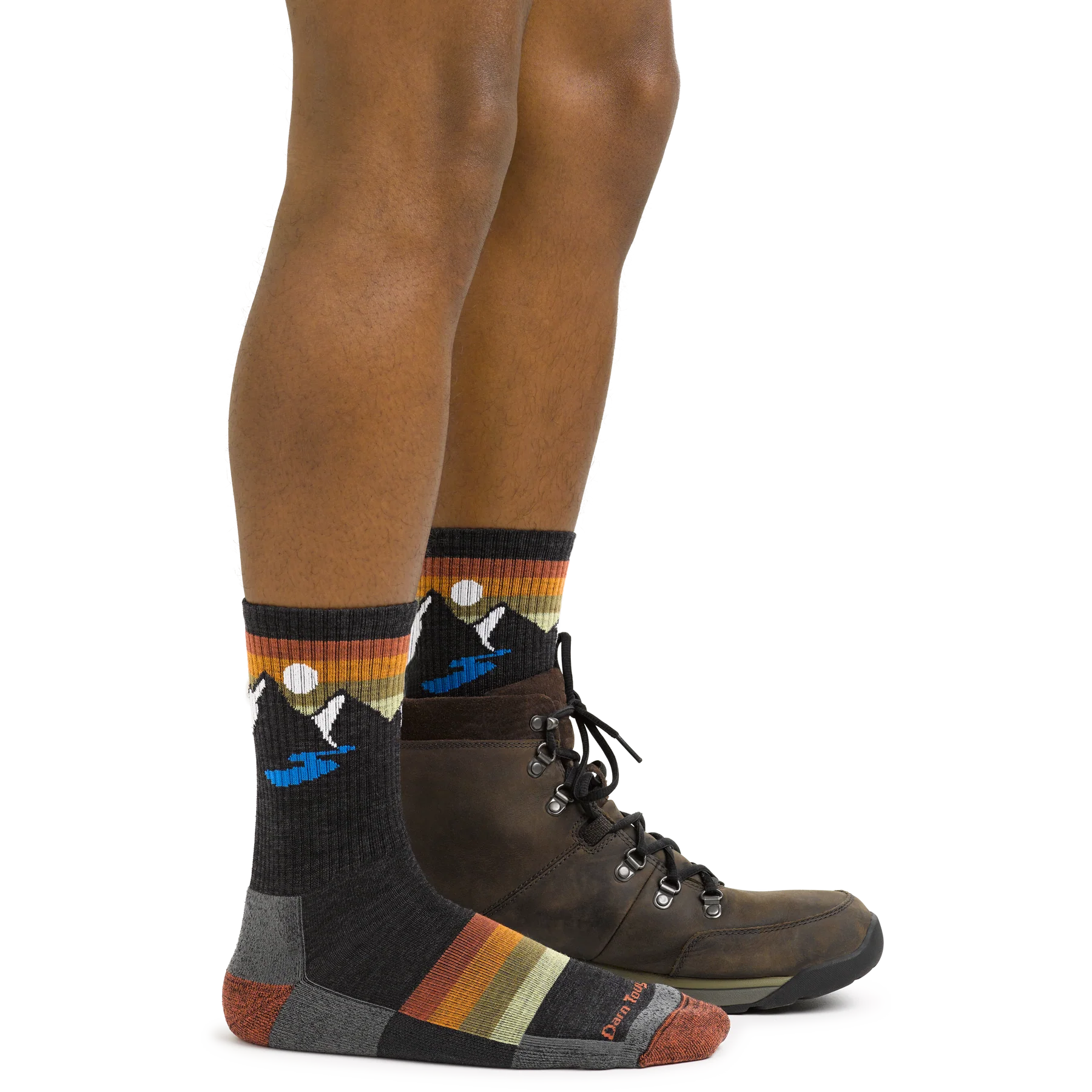 Darn Tough Bas Sunset Ridge Micro Crew léger avec coussin 1997 pour homme