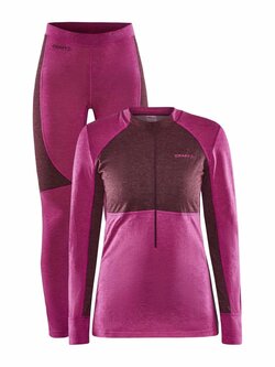 Craft Ensemble de couche de base Core Wool Merino Set W - Femme