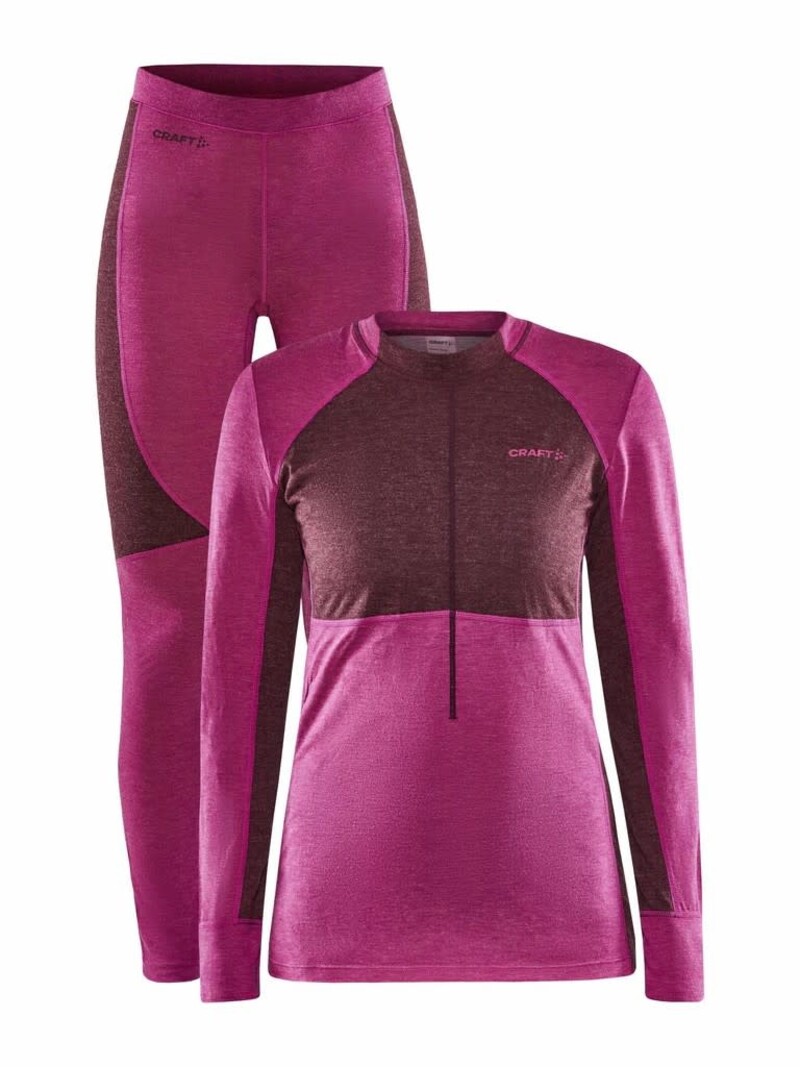 Craft Ensemble de couche de base Core Wool Merino Set W - Femme