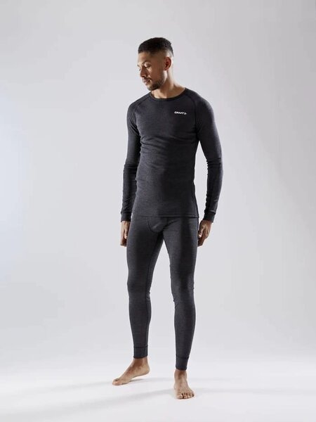 Craft Ensemble de camisole à manches longues et combines CORE en laine de Mérinos pour hommes
