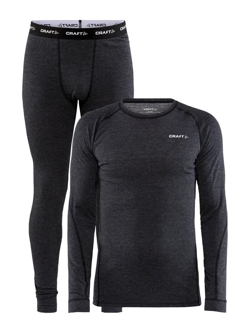 Craft Ensemble de camisole à manches longues et combines CORE en laine de Mérinos pour hommes