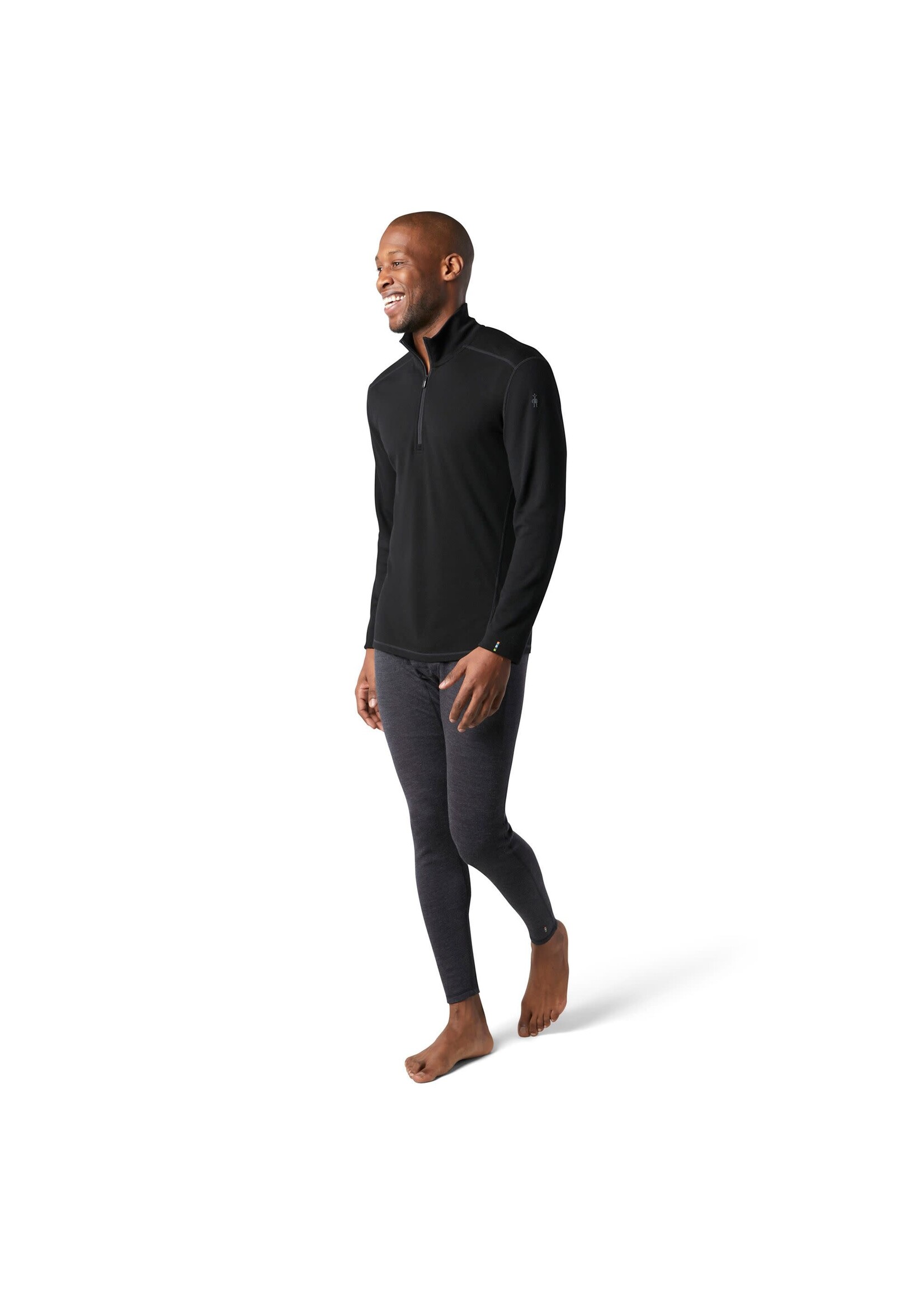 Smartwool Vêtement de base thermal Merino classique à demi-glissière en boîte pour hommes