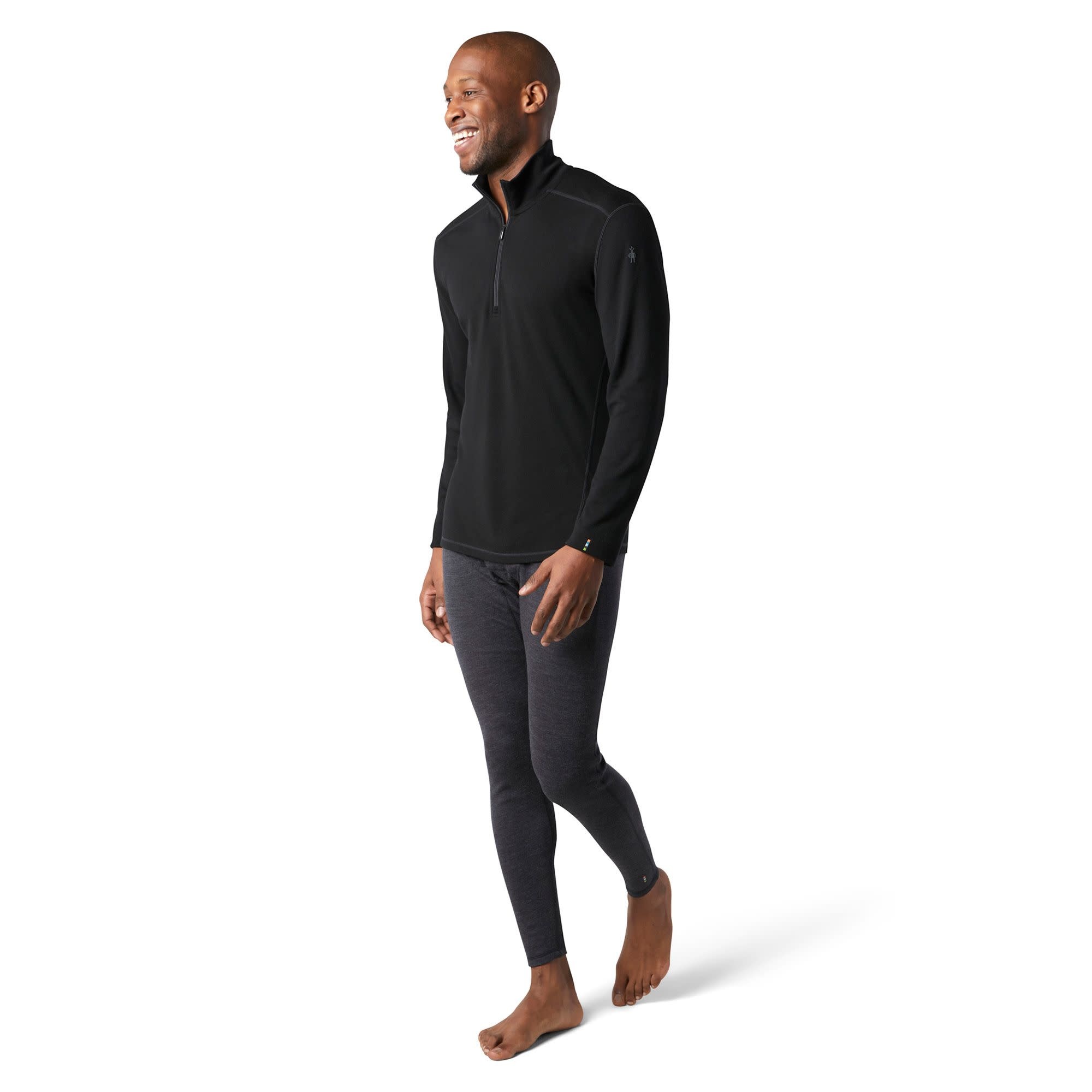 Smartwool Vêtement de base thermal Merino classique à demi-glissière en boîte pour homme