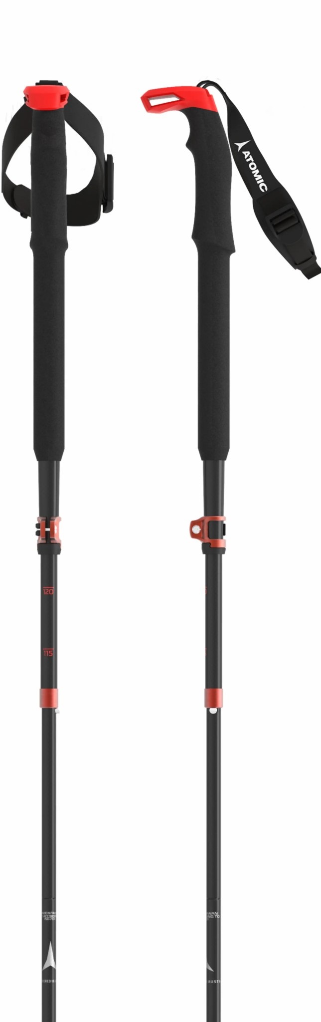 Atomic Bâtons de ski hors-piste BCT Mountaineering Carbon SQS