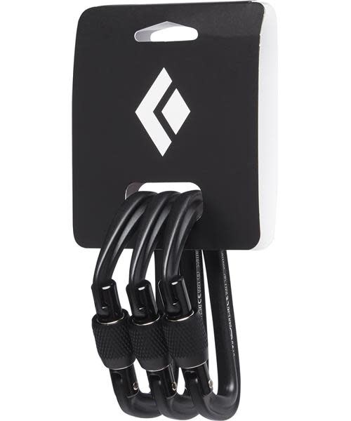 Black Diamond HotForge Screwgate 3-Pack (kit de 3 mousquetons)