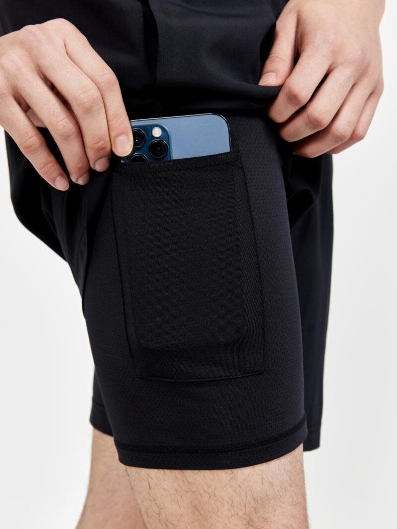 Craft Adv Essence Perforated 2-in-1 Stretch Shorts M (homme)