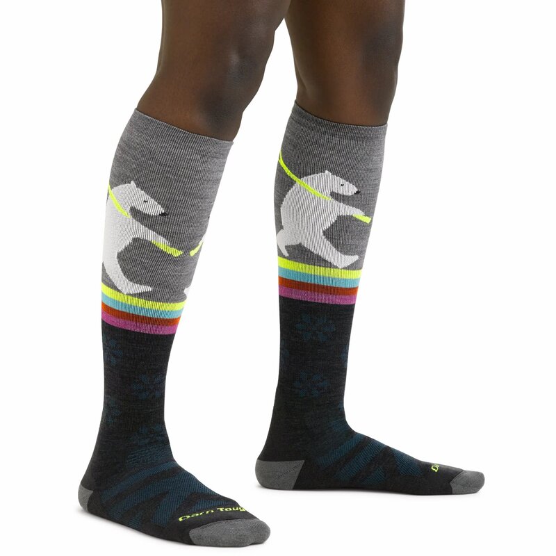 Darn Tough Bas Due North otc midwt w cush Gray /bas style 8025