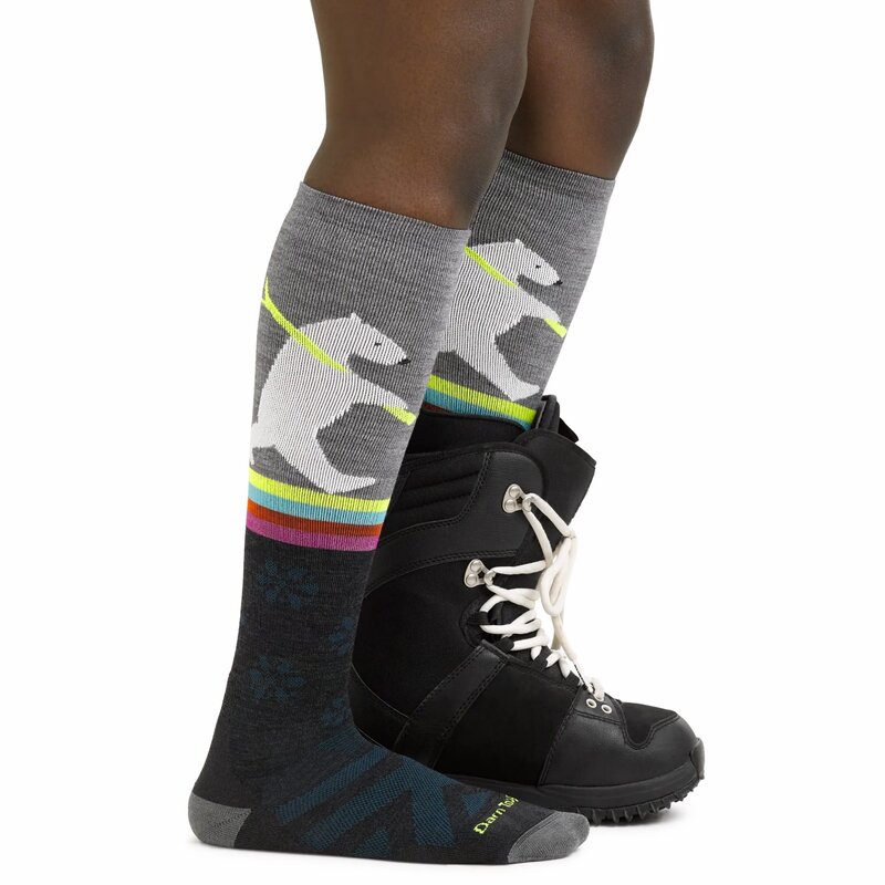 Darn Tough Bas Due North otc midwt w cush Gray /bas style 8025