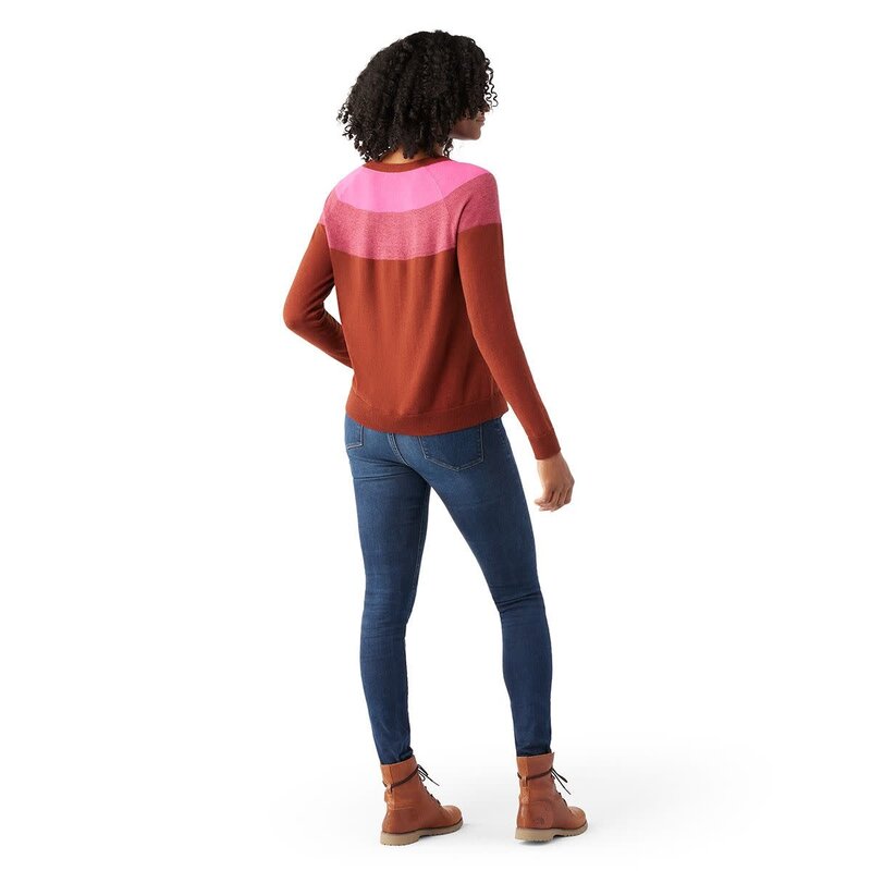 Smartwool Edgewood Colorblock Crew Sweater (Chandail femme)