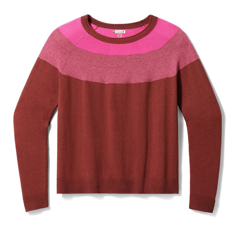 Smartwool Edgewood Colorblock Crew Sweater (Chandail femme)