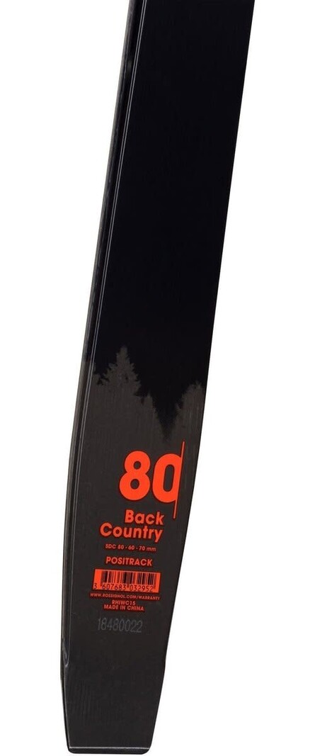 Rossignol Skis de fond hors-piste BC 80 Positrack