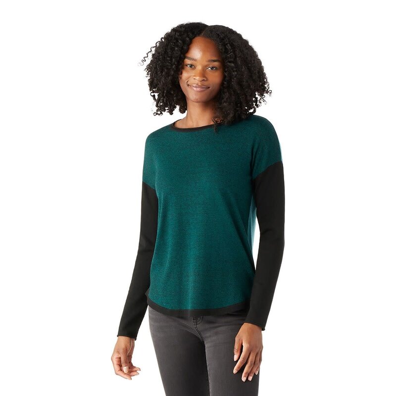 Smartwool Women Shadow Pine Colorblock  (chandail femme)