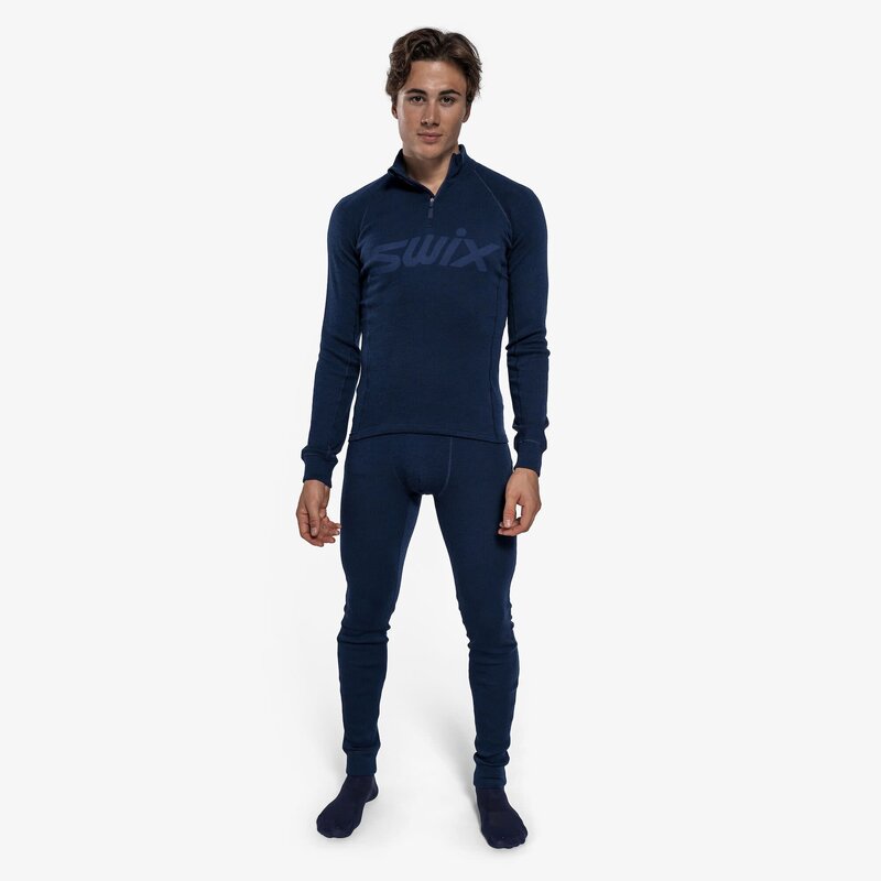 Swix Chandail demi-glissière RaceX en mérinos - Homme